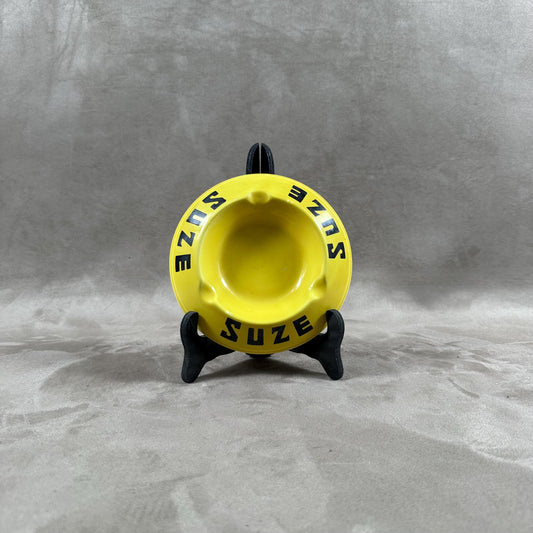 Cendrier en céramique jaune Suze par Moulin des Loups  Vintage Made in France