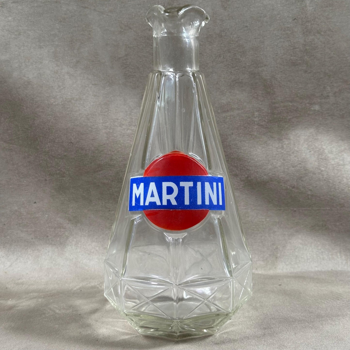Carafe en verre vintage Martini Made in France Années 1960