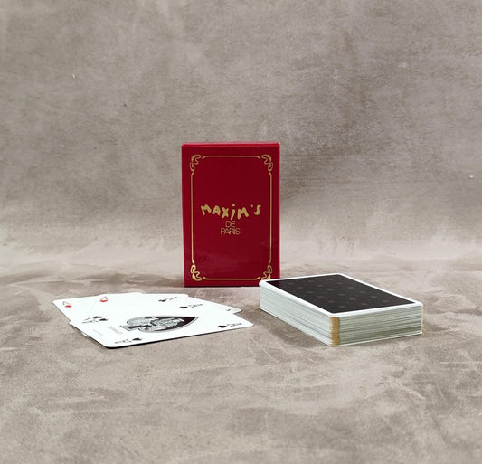 Jeu de 52 cartes complet Maxim's Made in France Vintage 1980