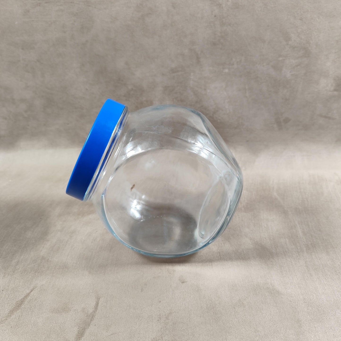 Bonbonnière Pasabahce , Bocal à biscuit en verre Made in Italy Vintage 1980