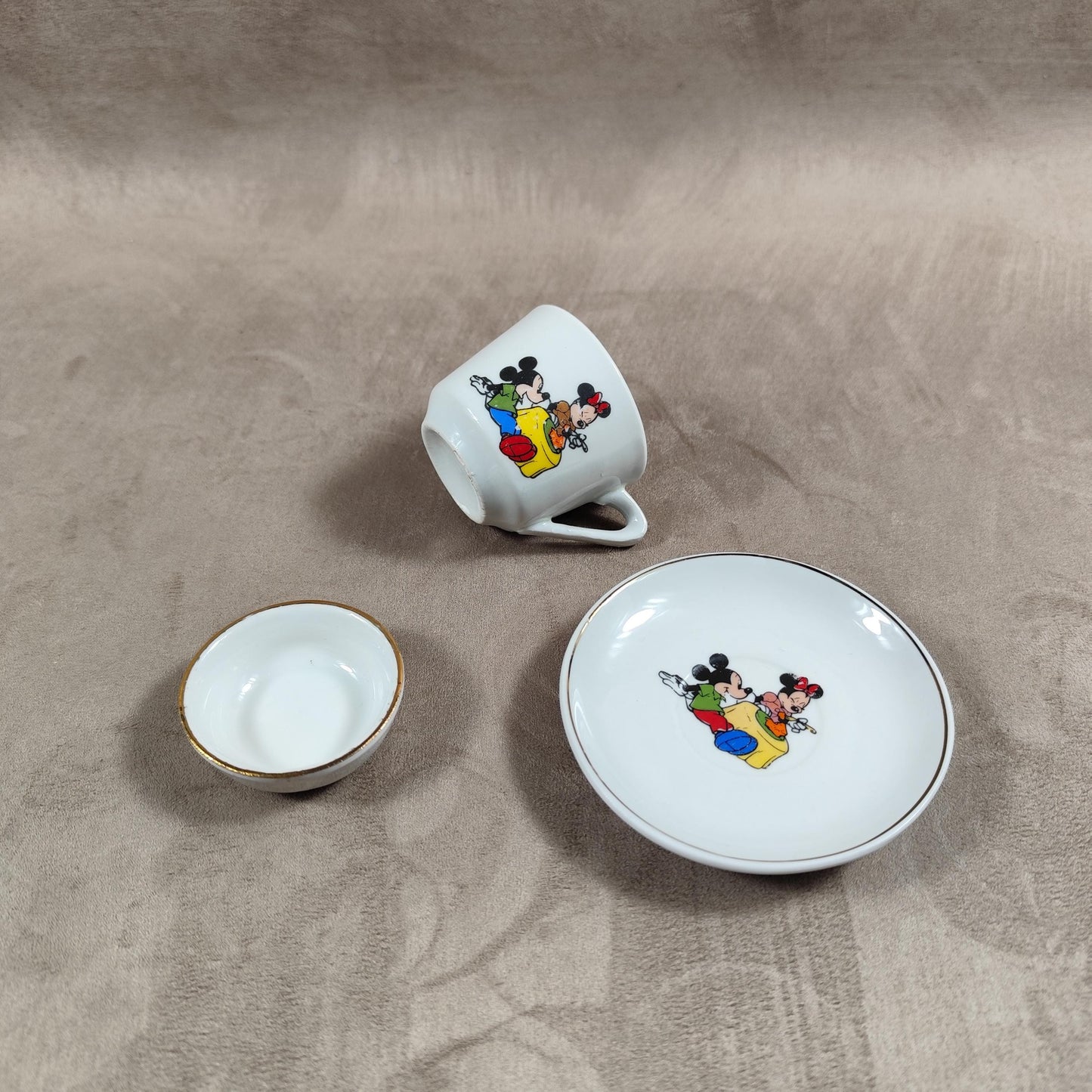 Service à Thé Disney Ancienne Dinette Made in France Vintage 1970