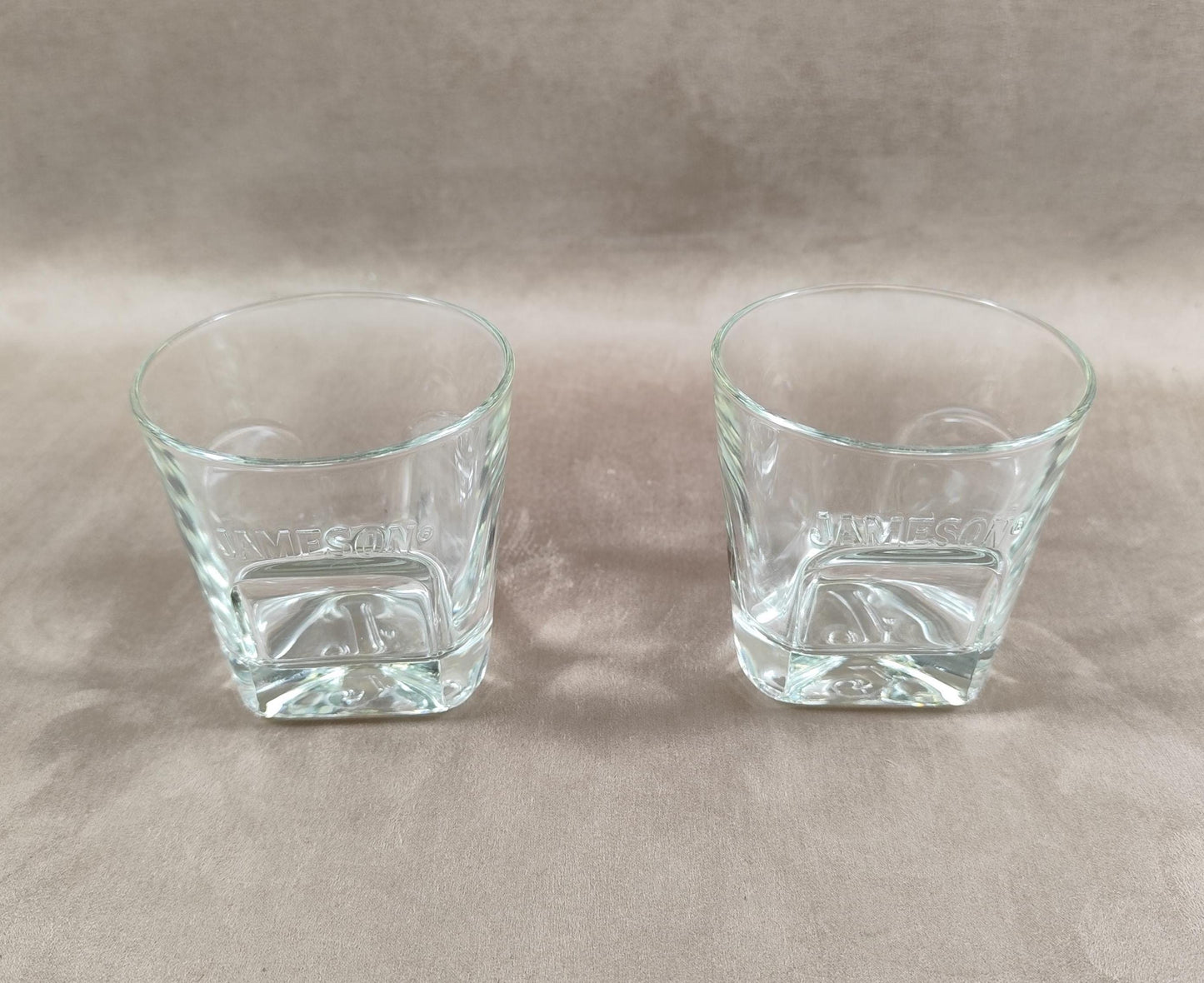 Lot de 2 verres à whisky Jameson Irish Wiskey Made in France Vintage 1980