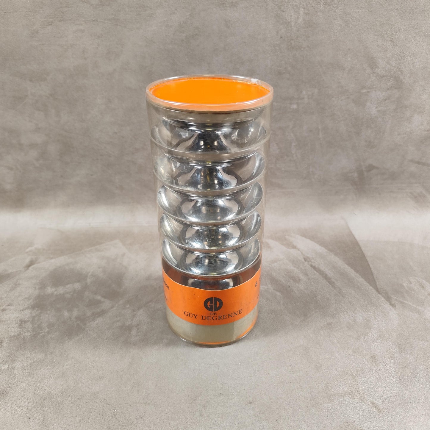 Lot de 6 coupes à glace Guy Degrenne en inox 18/10 vintage Made in France Vintage 1980