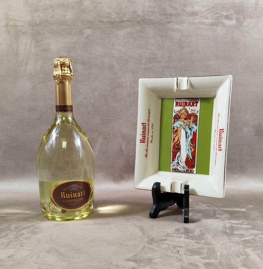 RARE Cendrier Publicitaire Champagne Ruinart Made in France Vintage 1970