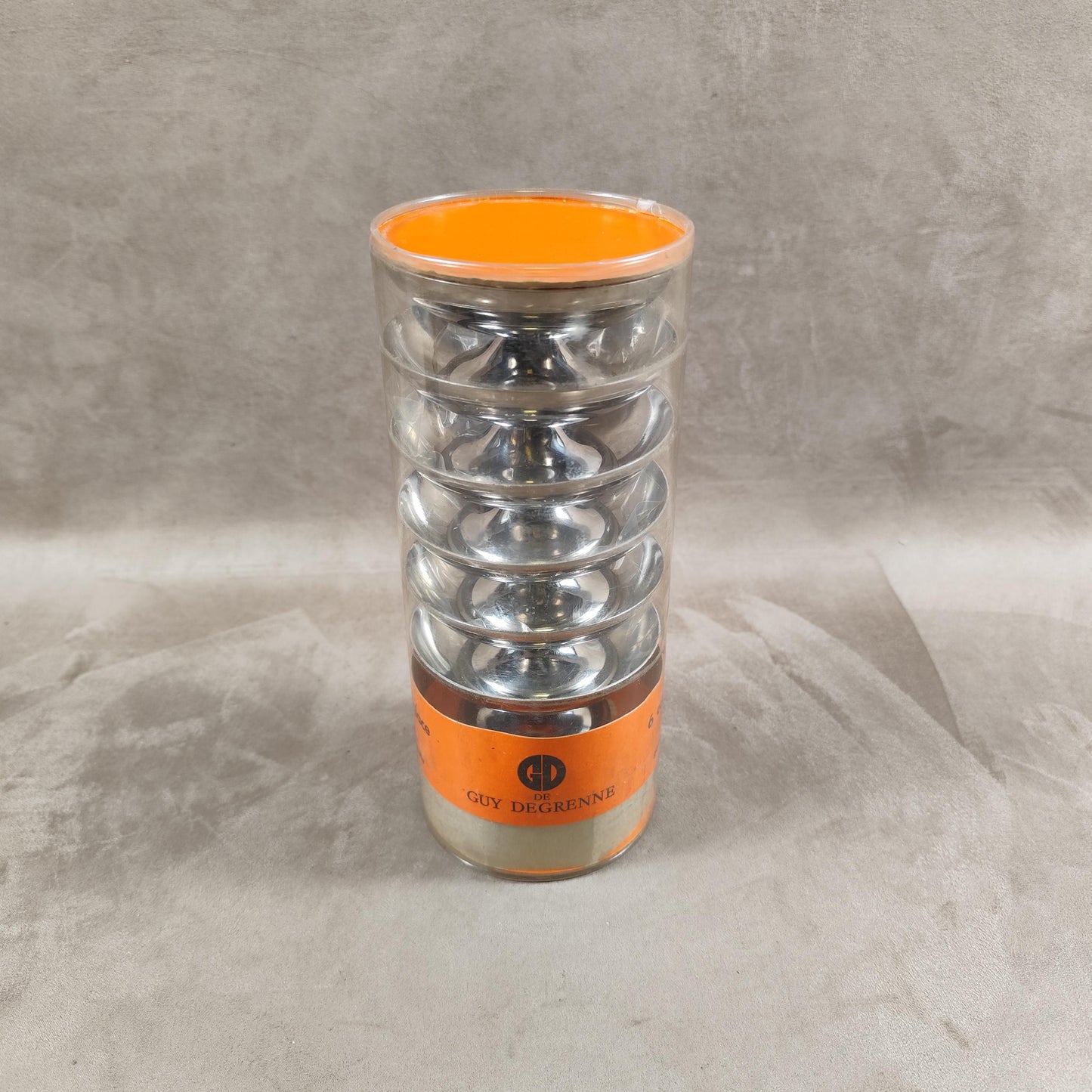 Lot de 6 coupes à glace Guy Degrenne en inox 18/10 vintage Made in France Vintage 1980