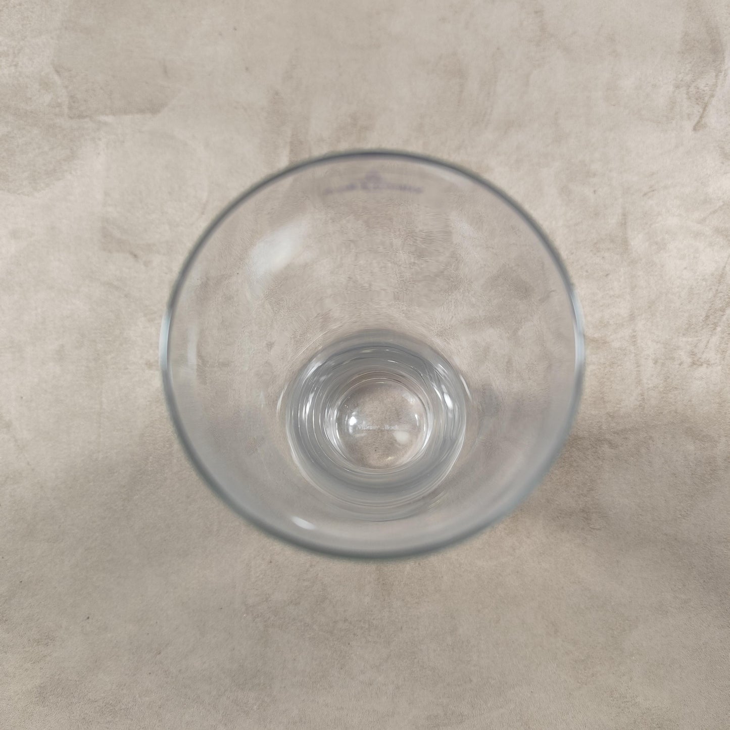 Lot de 4 verres à bière en verre Villeroy & Boch Made in France Vintage 2000