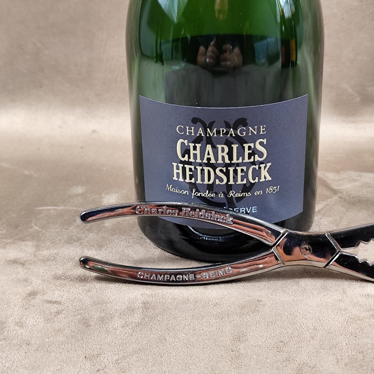 Pince à bouchon de Champagne Charles Heidsieck Made in France Vintage 1970