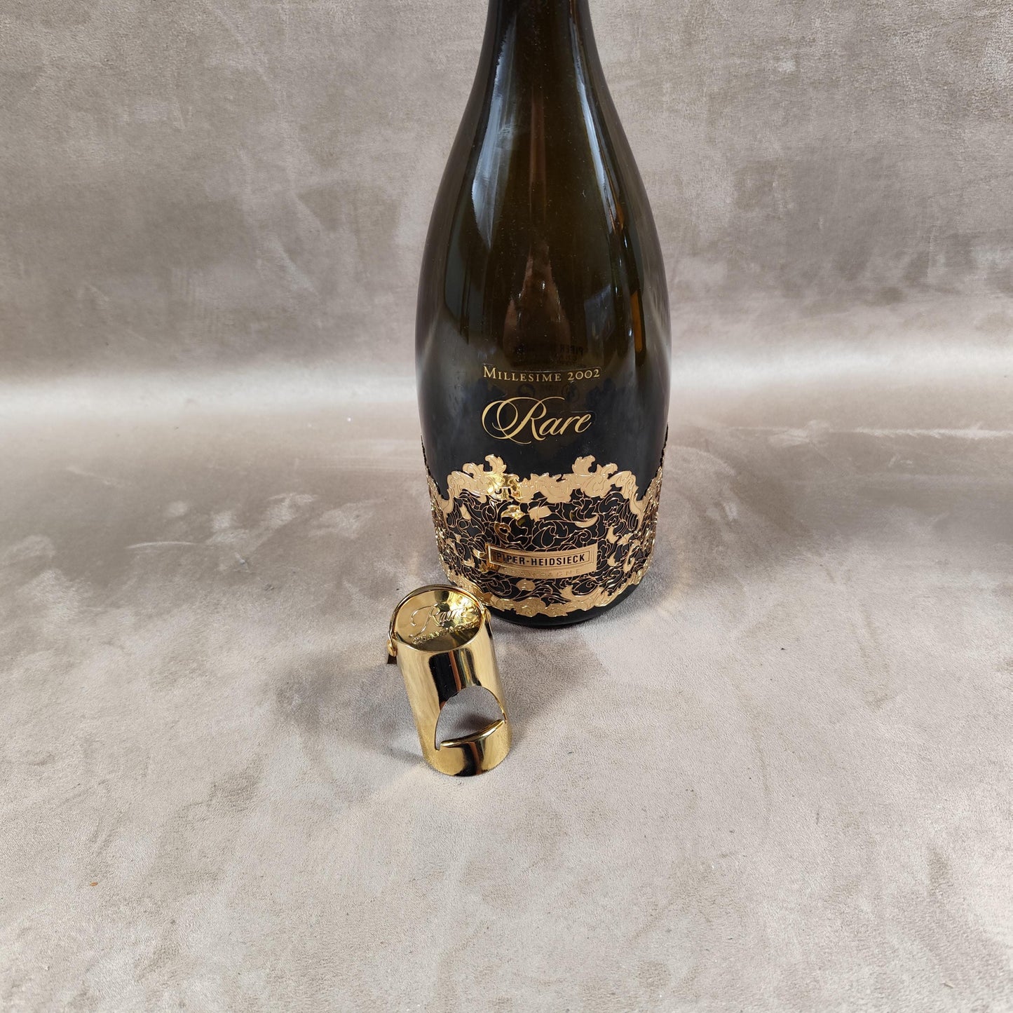 Bouchon stoppeur en métal pour bouteille de Champagne Rare Made in France Vintage 1990