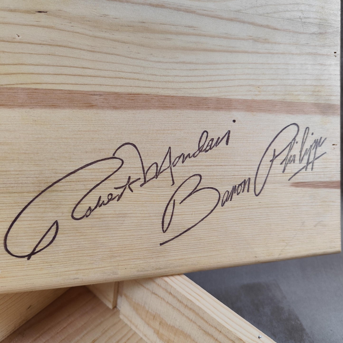 Caisse en Bois pour Bouteille de Vin Opus One Baron Philippe de Rothschild Vintage 2000