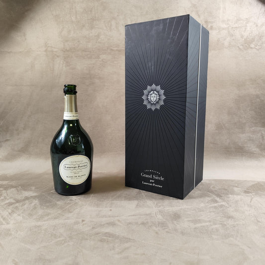 Caisse pour Bouteilles de Champagne Laurent Perrier Grand Siècle Made in France Vintage 1990
