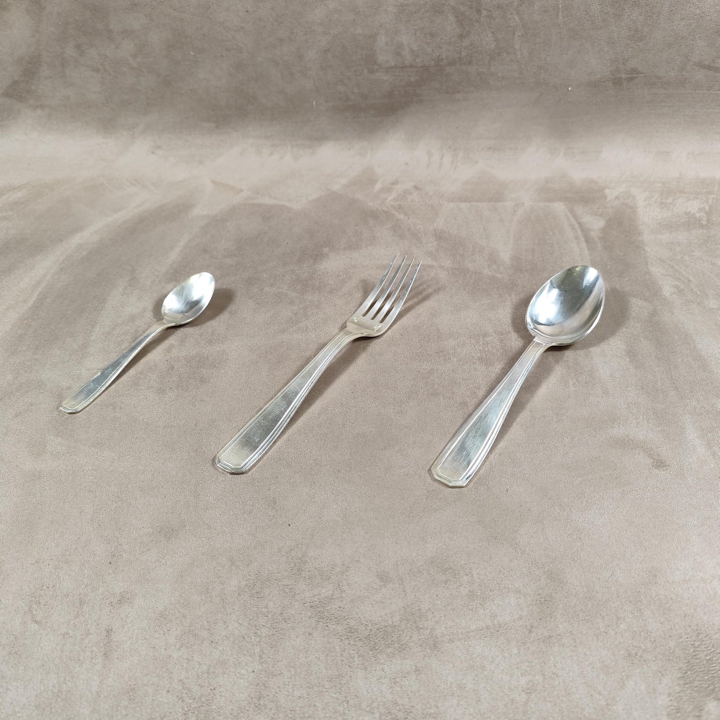 Ménagère Alfenide pour Christofle en métal argenté 31 pièces Made in France Vintage 1900