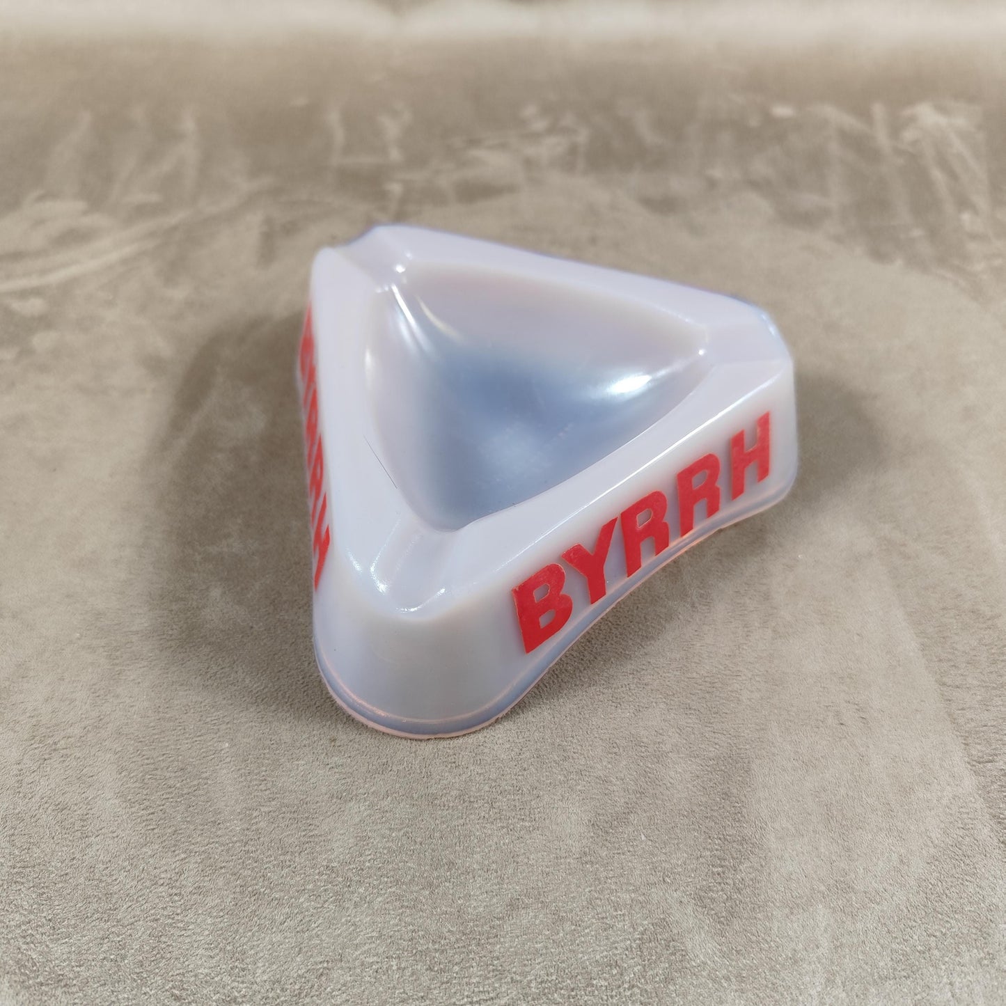 Cendrier Publicitaire Byrrh en verre par Magnier Blangy Made in France Vintage 1970