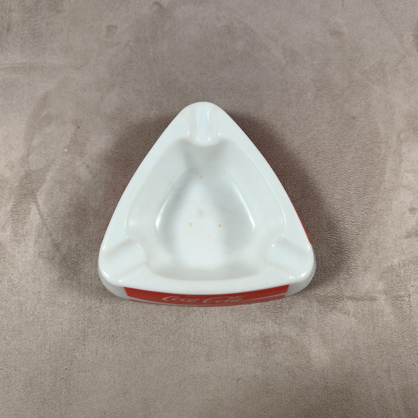 Cendrier vintage en plastique Coca Cola Made in Italy Années 1980