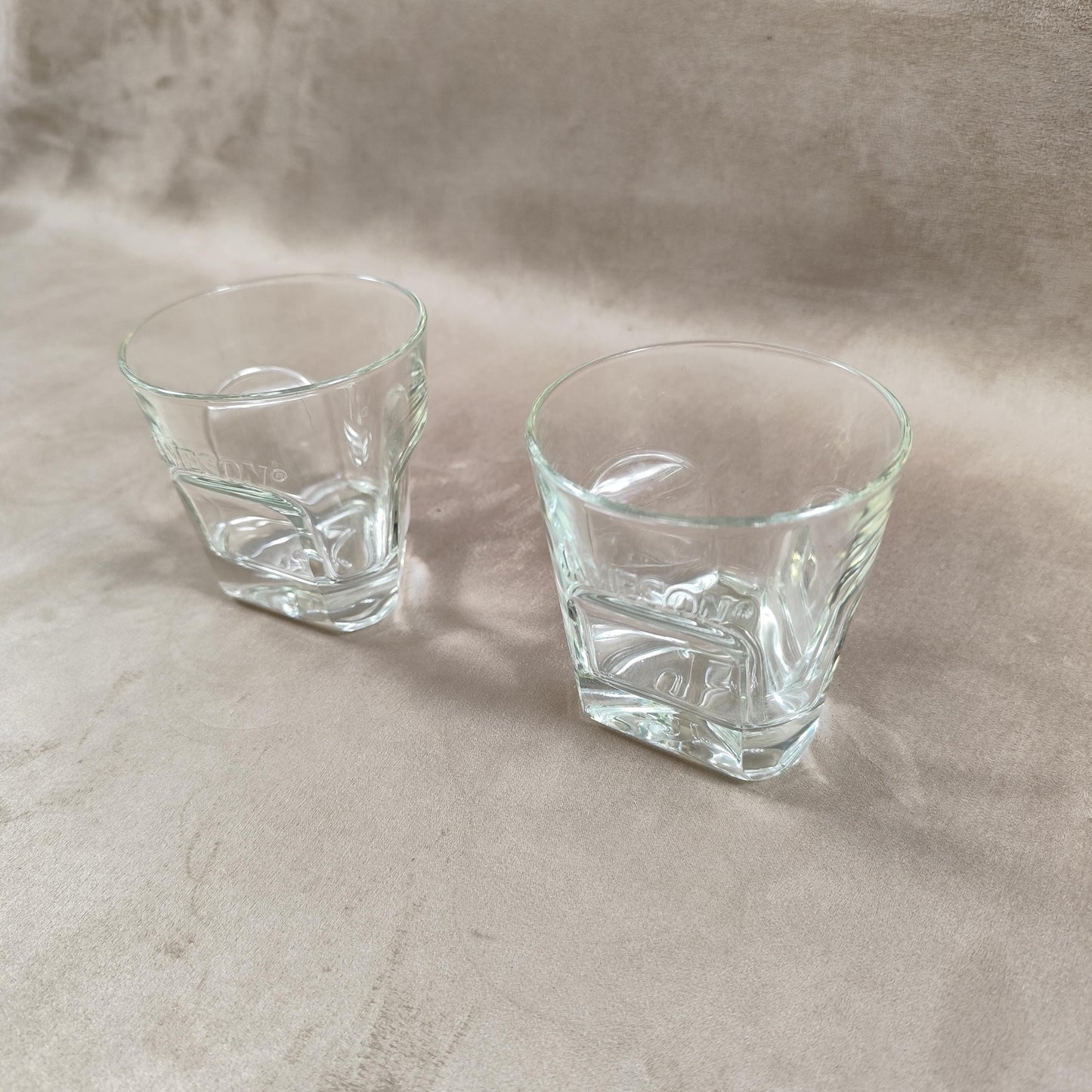 Lot de 2 verres à whisky Jameson Irish Wiskey Made in France Vintage 1980