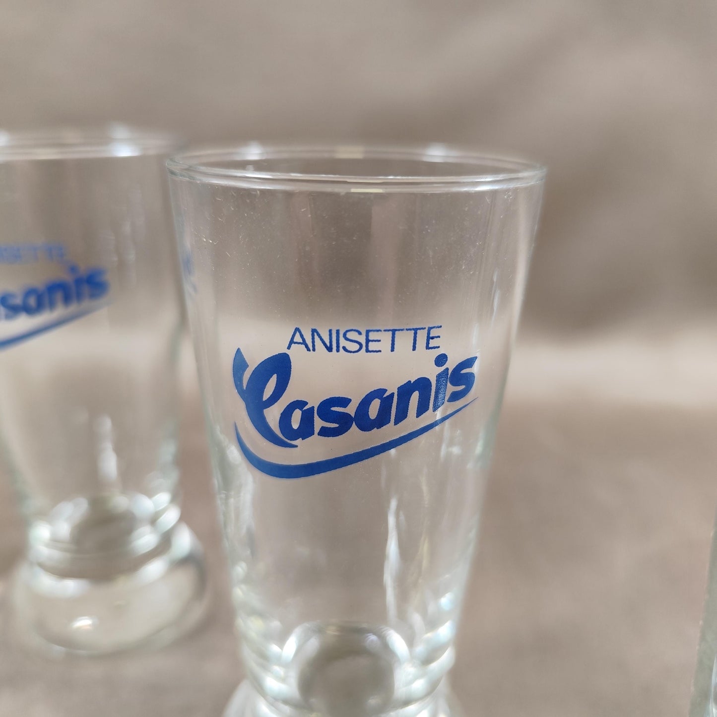 Lot 6 verres Casanis Made in France Vintage 1980