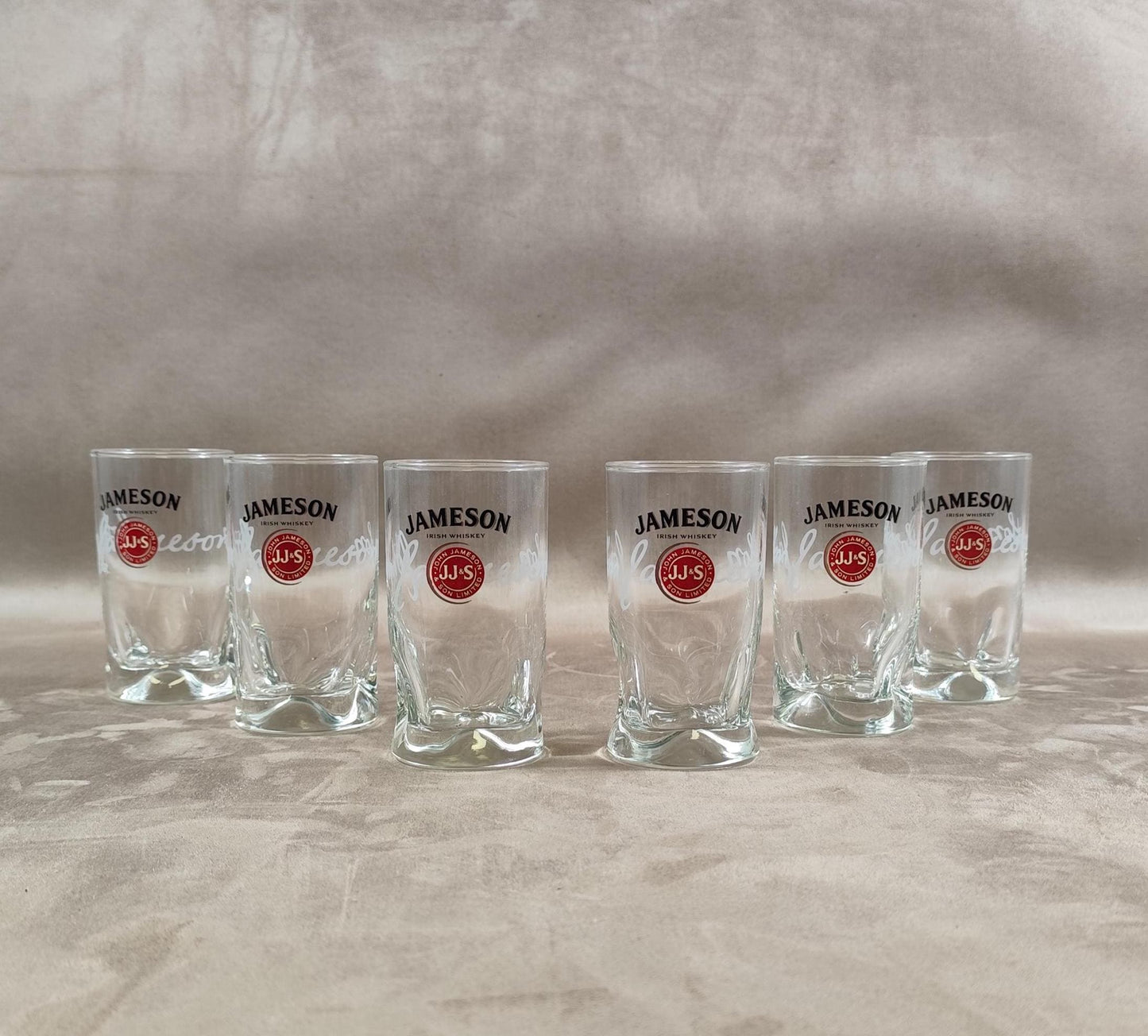 Lot de 6 verres à whisky Jameson Irish Wiskey Made in France Vintage 1980