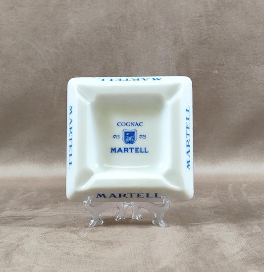 Cendrier en verre Cognac Martell Made in France Vintage 1980