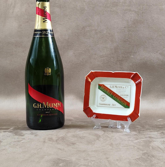 Cendrier Champagne MUMM Double Cordon Made in France Vintage 1950