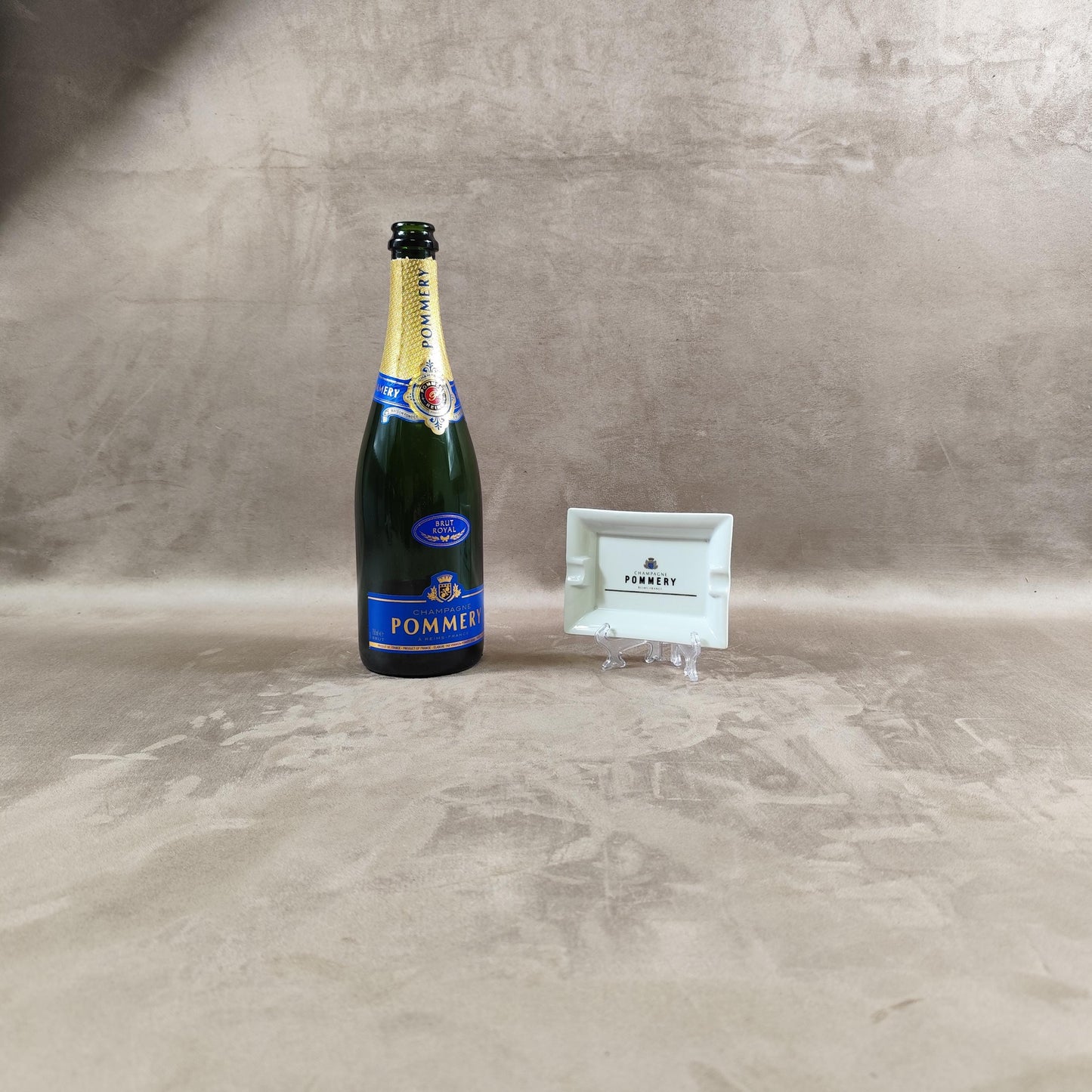 Cendrier publicitaire Champagne Pommery par APILCO Made in France Vintage 1970