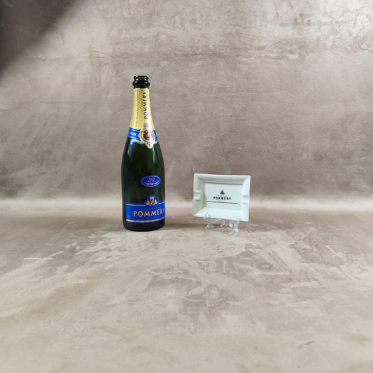 Cendrier publicitaire Champagne Pommery par APILCO Made in France Vintage 1970