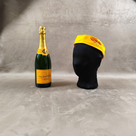 RARE Calot hôtesse de l'air Champagne Veuve Clicquot soirée VIP unique spéciale aviation Vintage 1990