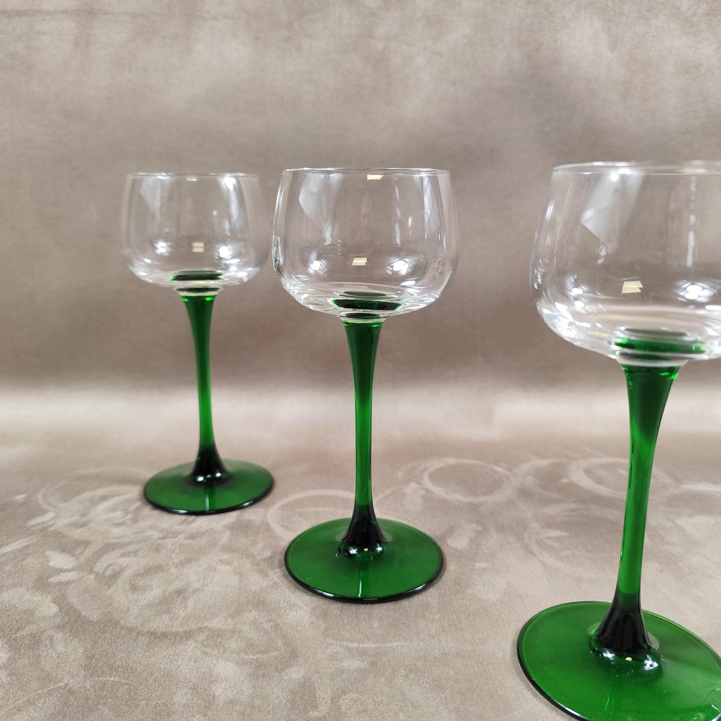 Lot de 6 verres à Riesling Made in France Vintage 1980