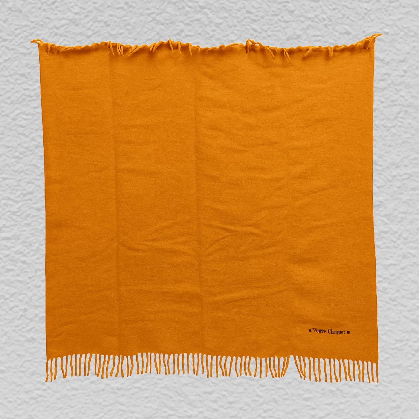 RARE Plaid couverture pique-nique 100% laine Champagne Veuve Clicquot Vintage 1980