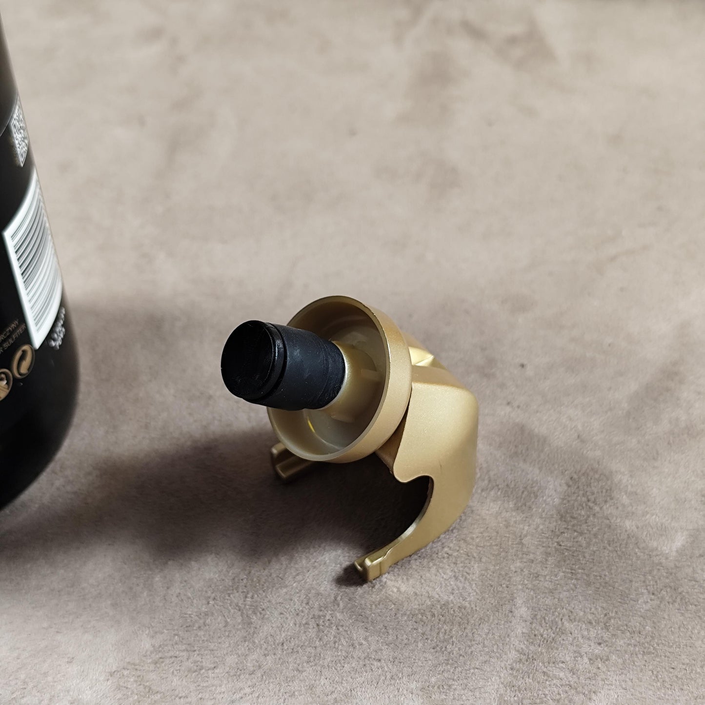 Bouchon stoppeur en plastique pour bouteille de Champagne Piper-Heidsieck Made in France Vintage 1990