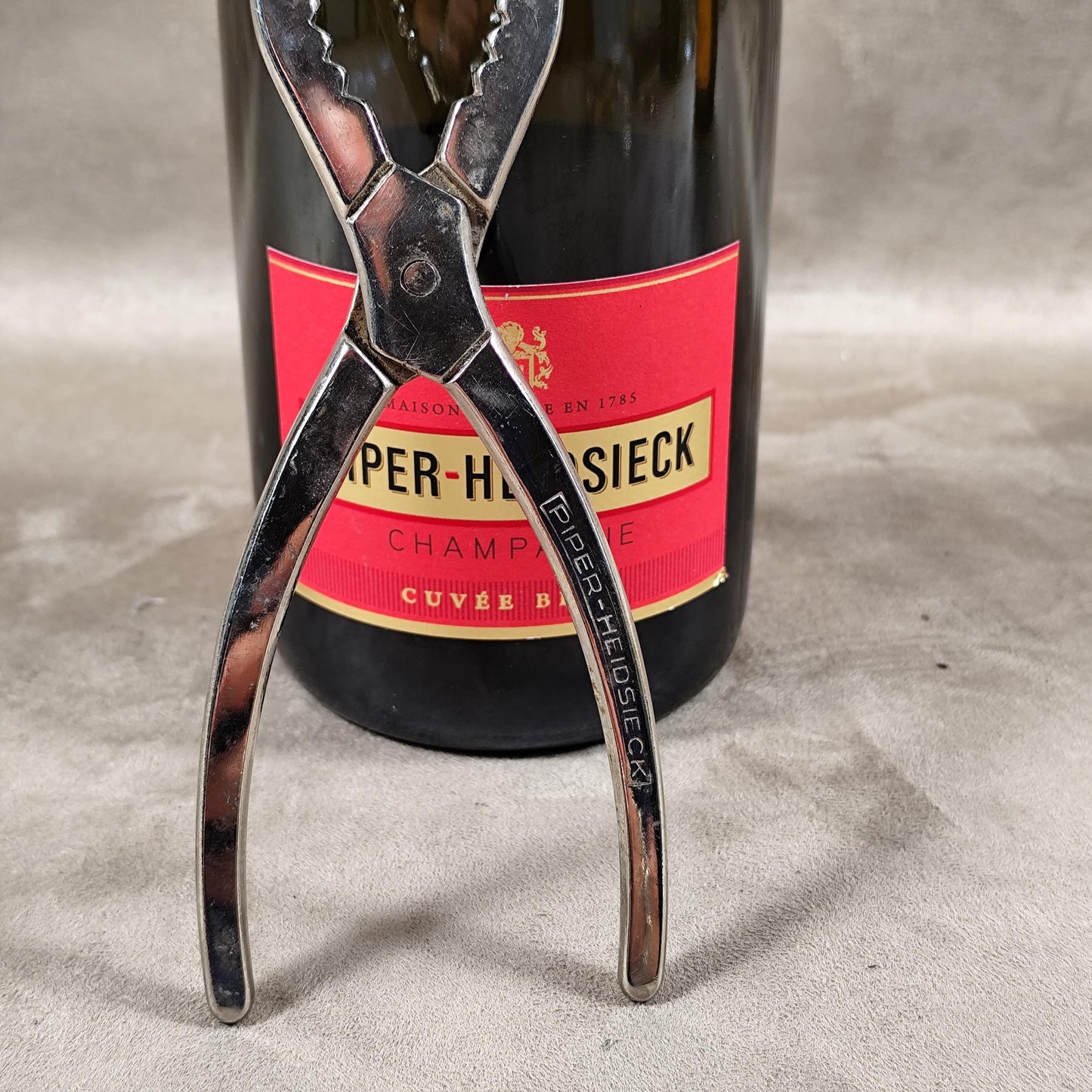 Pince à bouchon de Champagne Piper-Heidsieck Made in France Vintage 1970