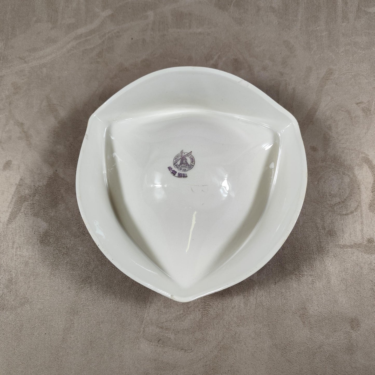Cendrier XXL Publicitaire Carpano Vermouth en faience par Moulin des Loups Made in France Vintage 1970