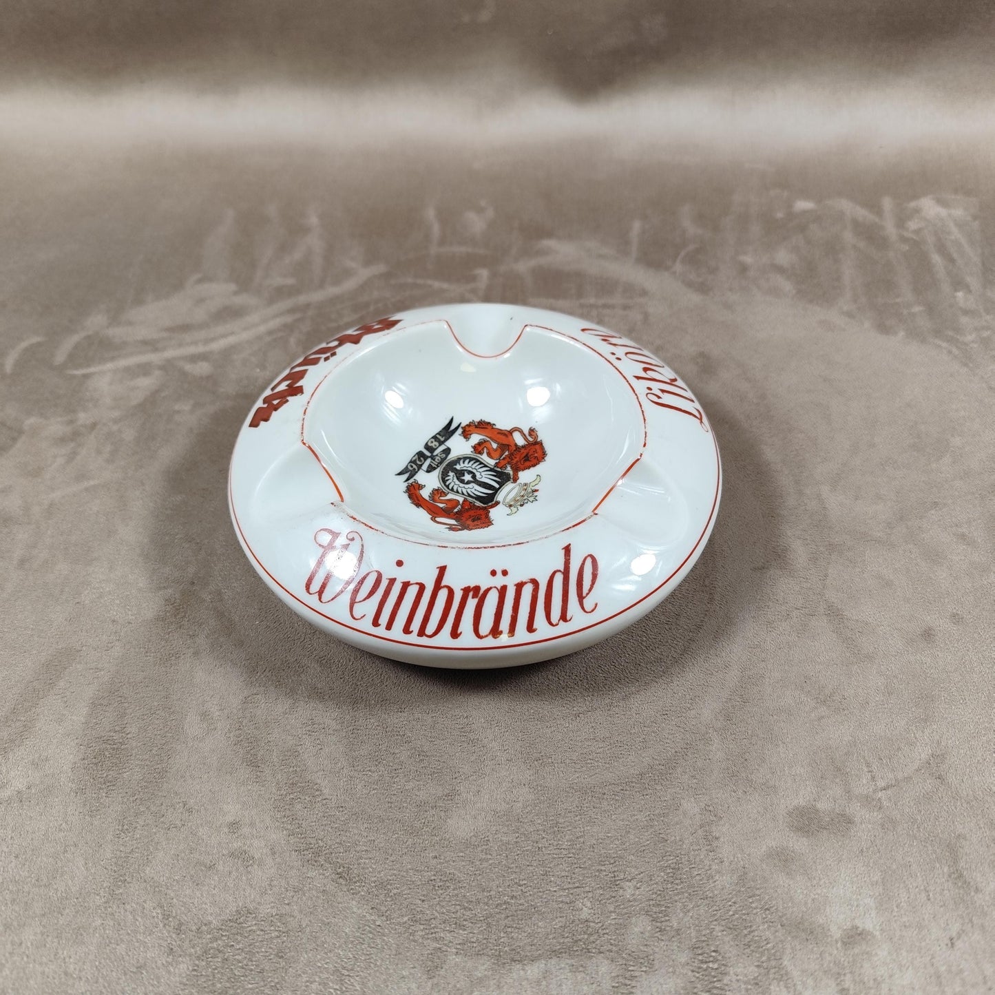 Cendrier Publicitaire Liqueur Stuck en faience par Savaria Made in France Vintage 1970