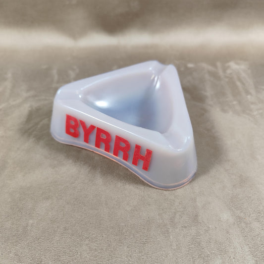 Cendrier Publicitaire Byrrh en verre par Magnier Blangy Made in France Vintage 1970