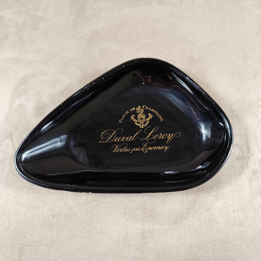 Cendrier Publicitaire en verre Champagne Duval-Leroy Made in France Vintage 1990