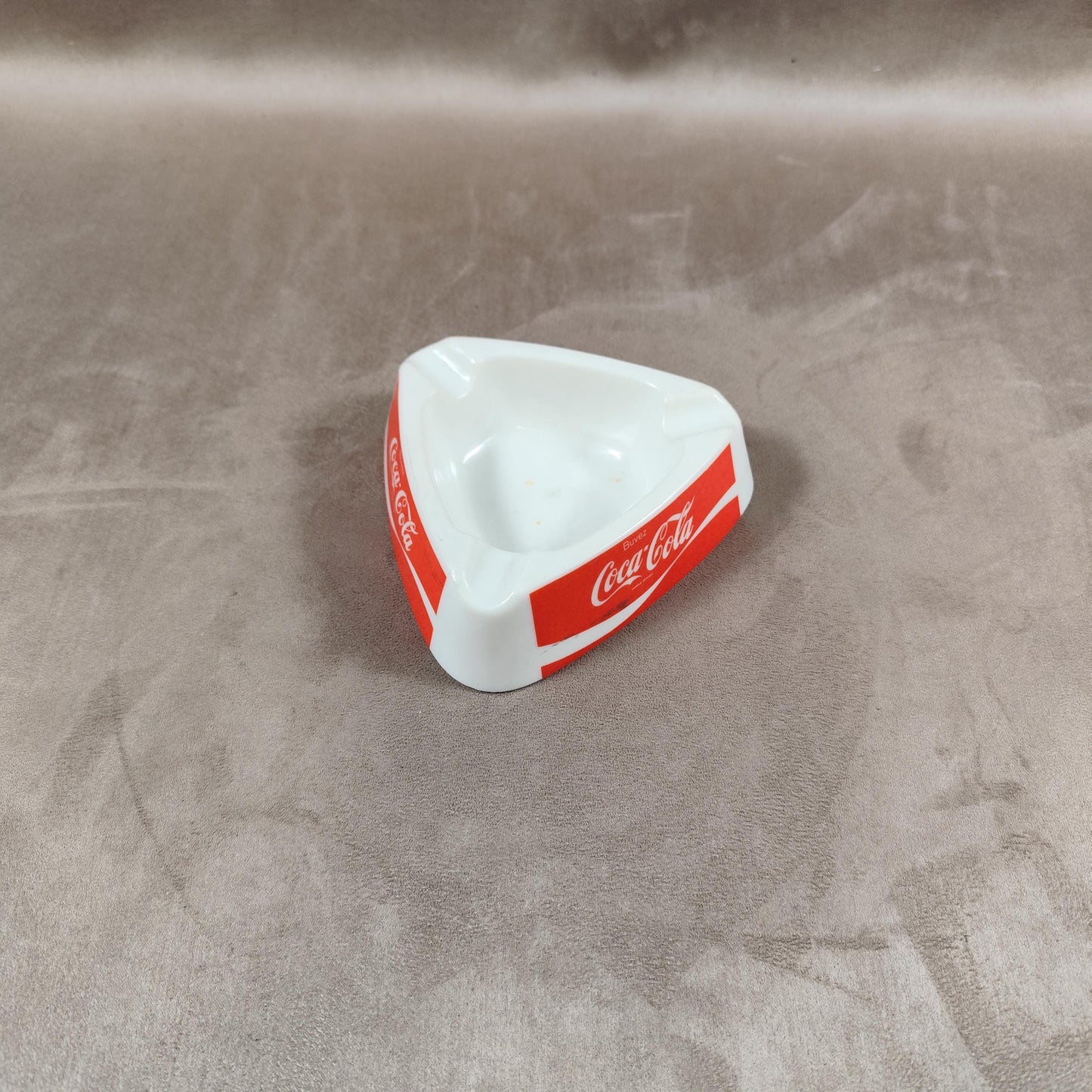 Cendrier vintage en plastique Coca Cola Made in Italy Années 1980