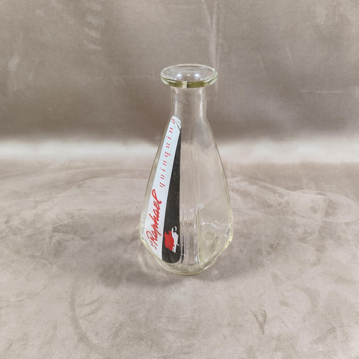 Carafe Publicitaire St Raphael Liqueur en verre Made in France Vintage 1970