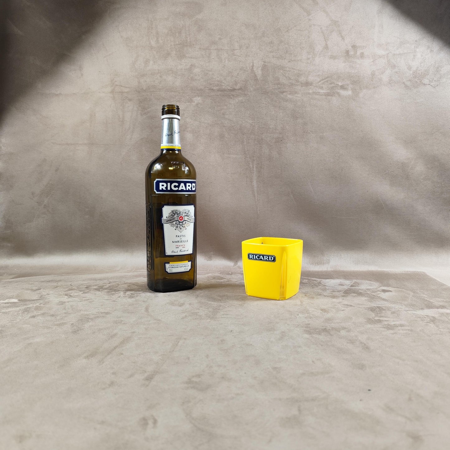 Pot à crayon RICARD en plastique Made in France Vintage 1980