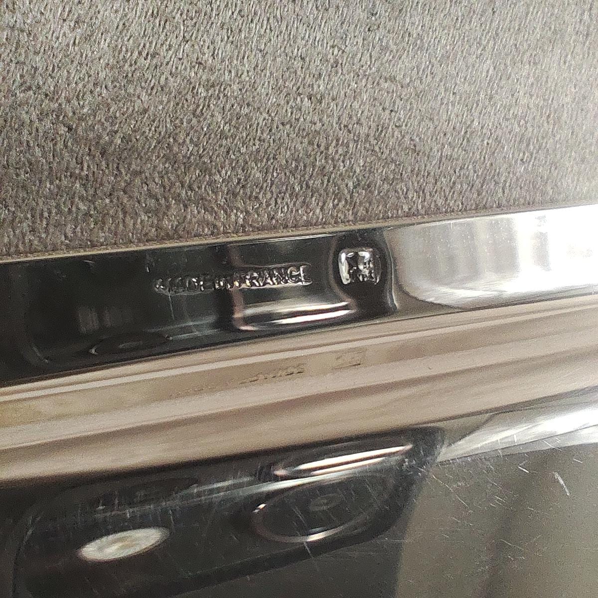 Plateau en Métal Argenté avec Poinçon d'Orfèvre Made in France Vintage 1900