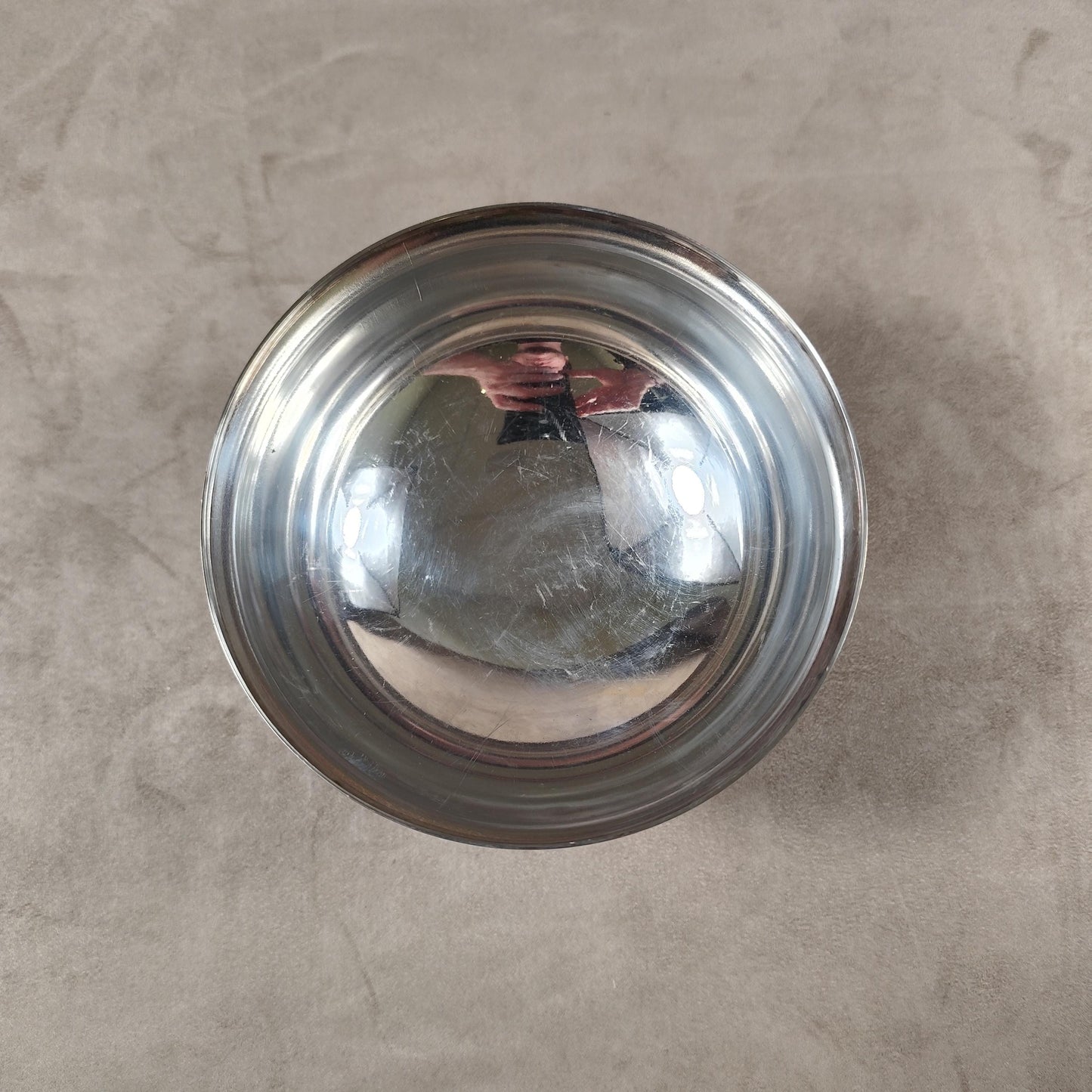 Coupes à glace XXL en Métal Argenté avec Poinçon d'Orfèvre Made in France Vintage 1970