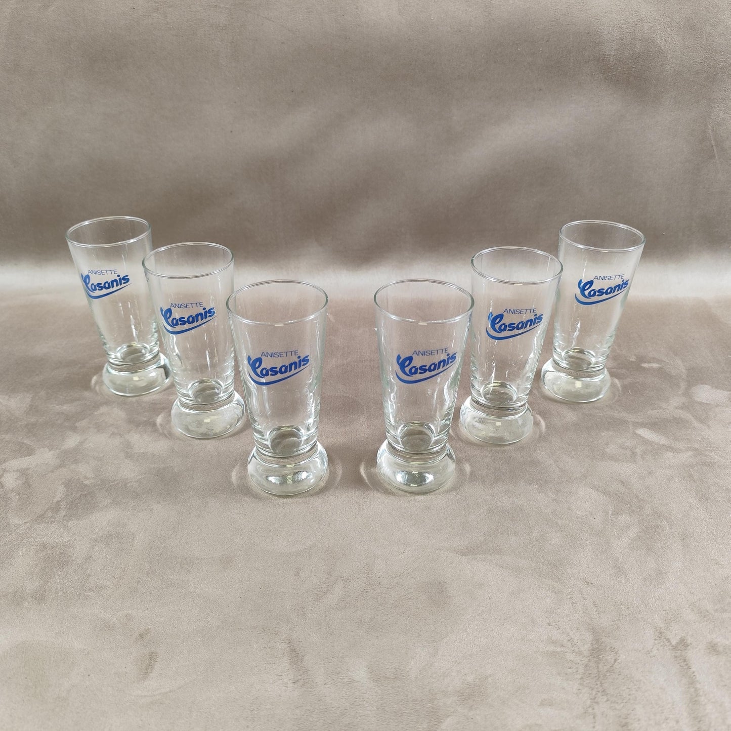 Lot 6 verres Casanis Made in France Vintage 1980