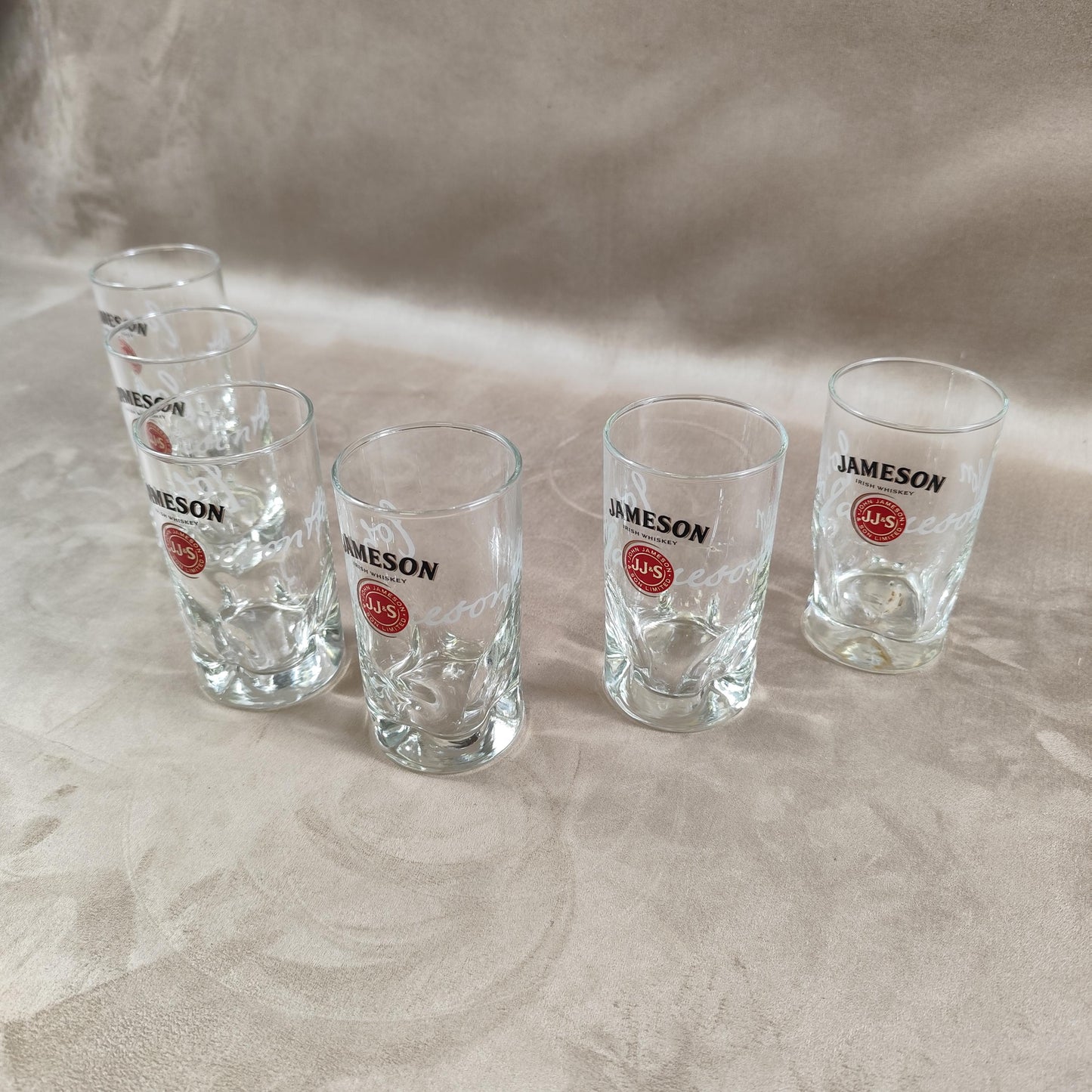 Lot de 6 verres à whisky Jameson Irish Wiskey Made in France Vintage 1980