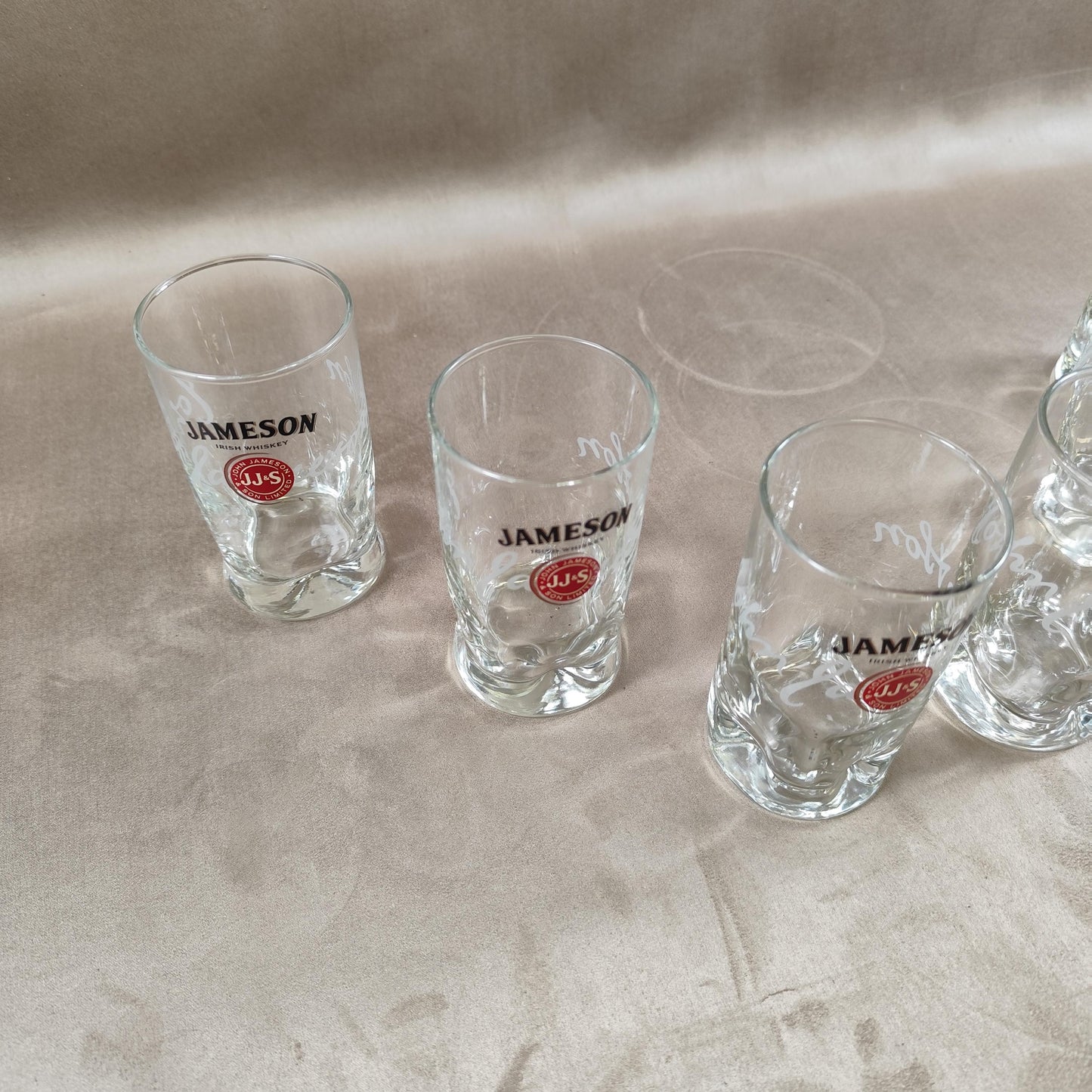 Lot de 6 verres à whisky Jameson Irish Wiskey Made in France Vintage 1980