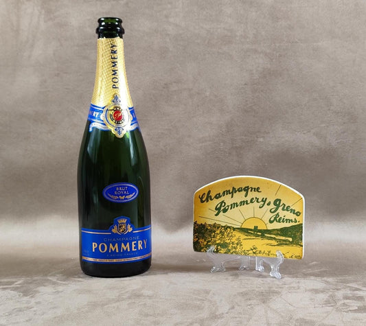 VERY RARE Cendrier publicitaire Champagne Pommery&Greno par Sarreguemines Made in France Vintage 1900