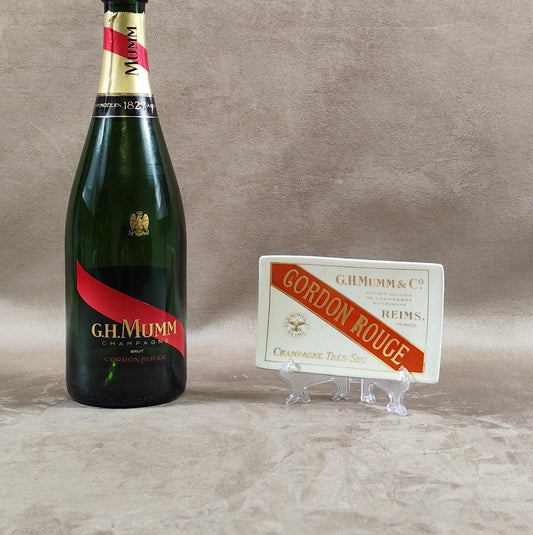 Cendrier Champagne MUMM Cordon Rouge Made in France Vintage 1950