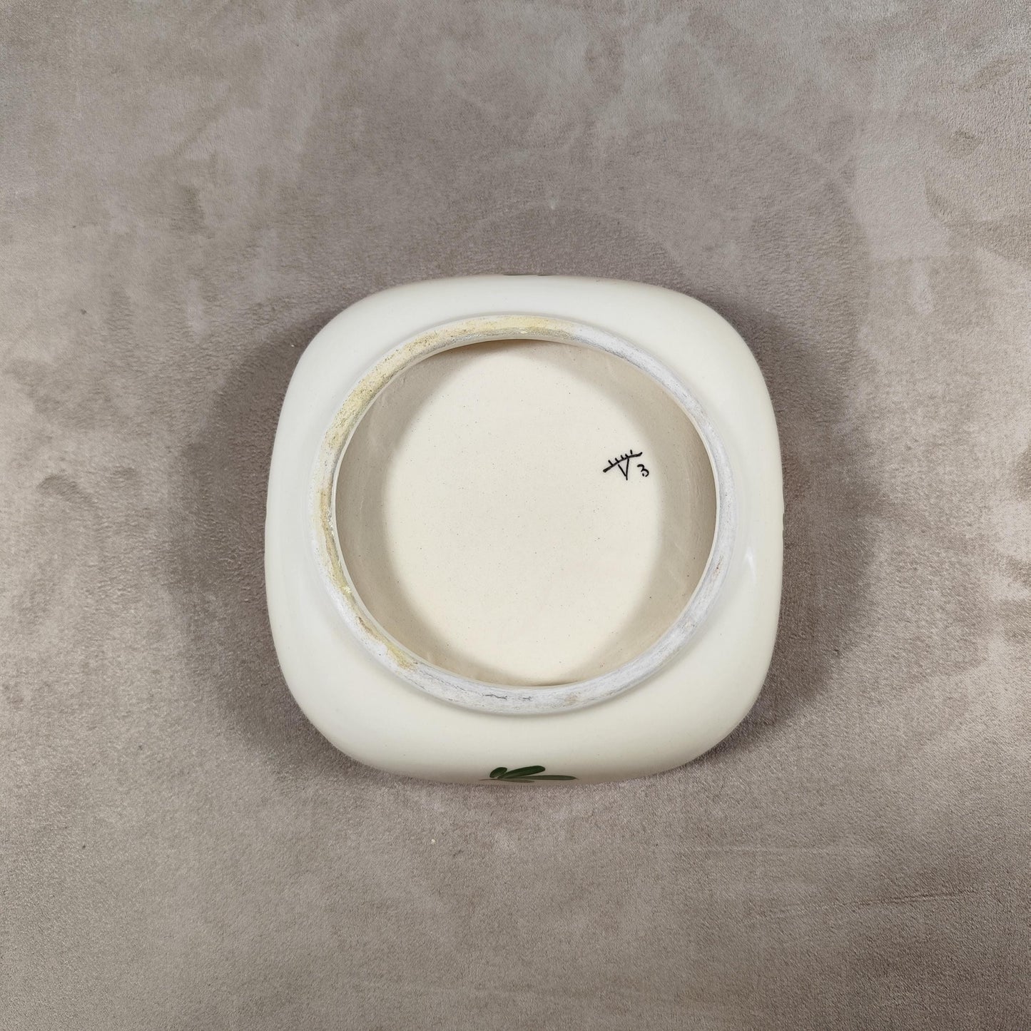 Cendrier Publicitaire Union des Propriétaires Récoltants Le Mesnil en faience Made in France 1970