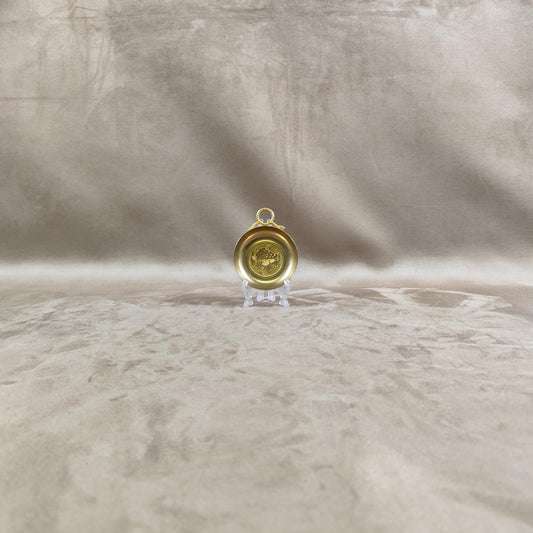 Tastevin en métal doré Made in France Vintage 1970