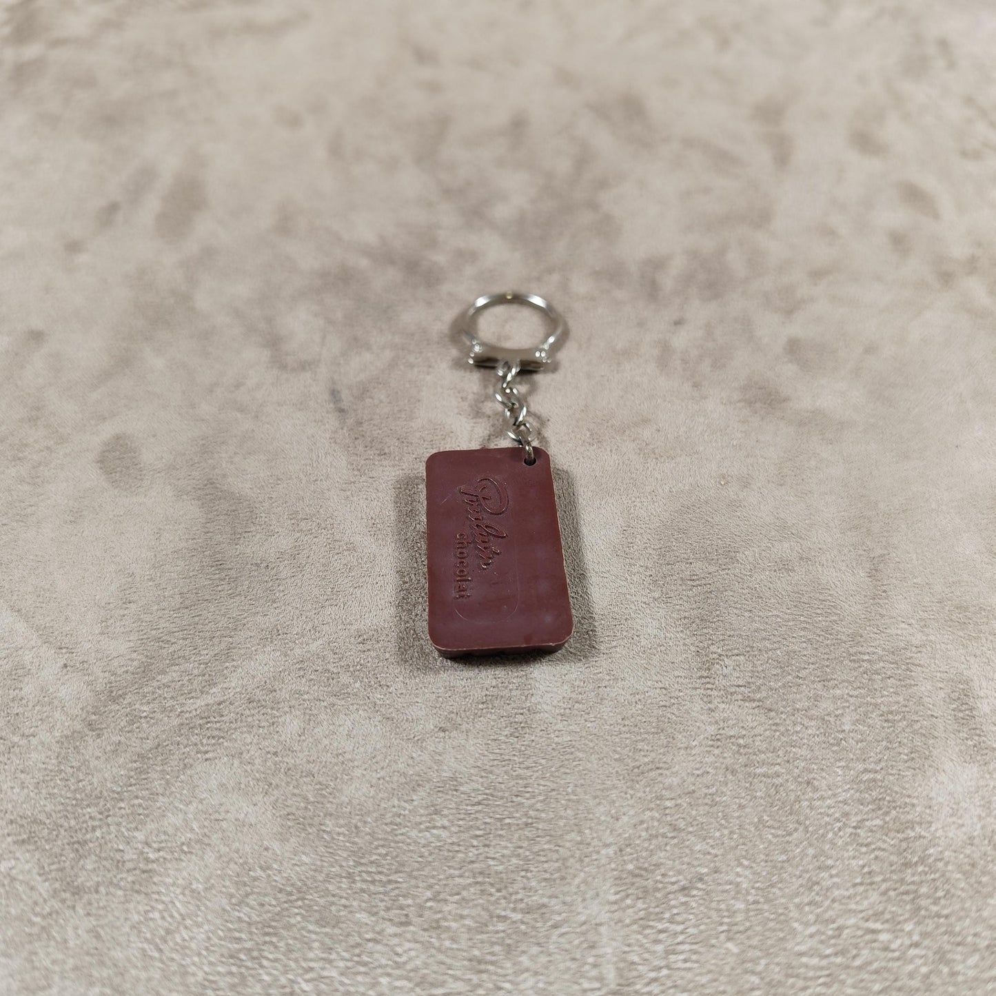 Porte clés Publicitaire Tablette de chocolat Poulain Made in France Vintage 1970