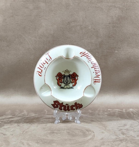 Cendrier Publicitaire Liqueur Stuck en faience par Savaria Made in France Vintage 1970