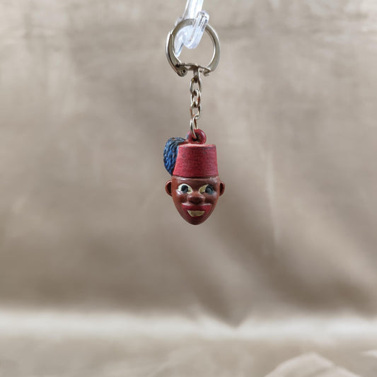 Porte clés Publicitaire Banania Chocolat en plastique Made in France Vintage 1970