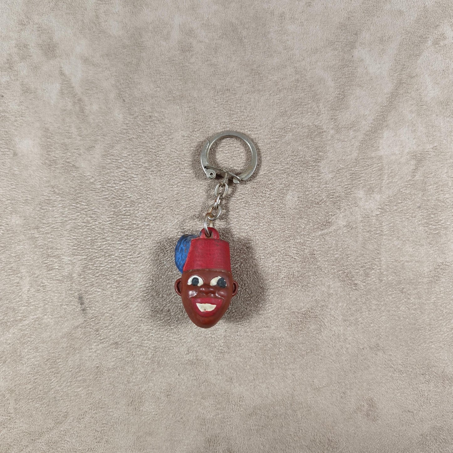 Porte clés Publicitaire Banania Chocolat en plastique Made in France Vintage 1970