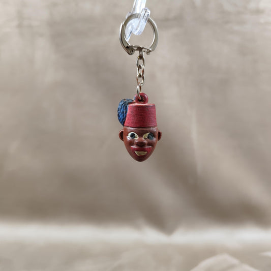 Porte clés Publicitaire Banania Chocolat en plastique Made in France Vintage 1970